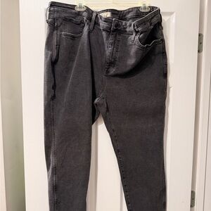 Madewell Washed Black High-Rise Jeans